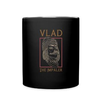 Le vampire Vlad Tepes empale Roumanie dit - Mug uni - noir - Devant