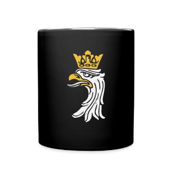 Polen Landesfarben Flagge Heimat Tradition - Tasse einfarbig - Schwarz - Vorne