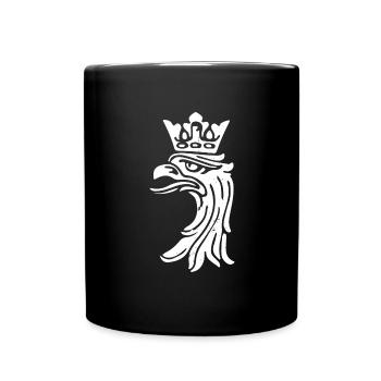 Polen Landesfarben Flagge Heimat Tradition - Tasse einfarbig - Schwarz - Vorne