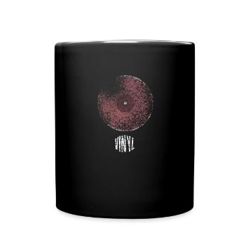 Vinyle Vinyl Band Musique - Mug uni - noir - Devant