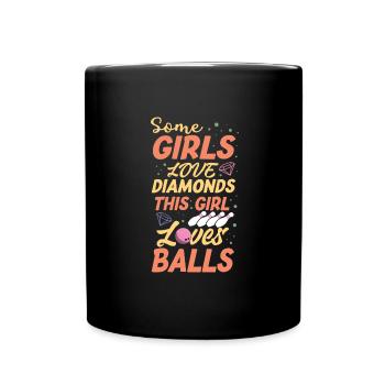 Funny Bowling Player Bowler Ladies Team - Tasse einfarbig - Schwarz - Vorne