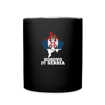 Belgrade Serbian Serbia Serbian Srbija Yugoslavija - Tasse einfarbig - Schwarz - Vorne