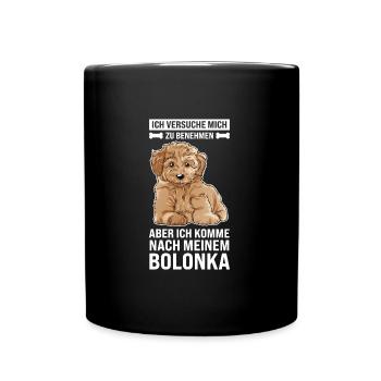 Bolonka Hund Bolonka Zwetna Geschenk - Tasse einfarbig - Schwarz - Vorne