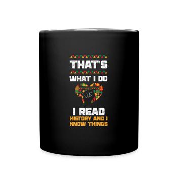 That's What I Do I Read History... - Full Colour Mug - black - Front