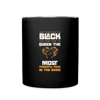 Black Queen The Most Powerful Pi... - Full Colour Mug - black - Front