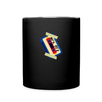 90's Mix Tape Cassette - Full Colour Mug - black - Front