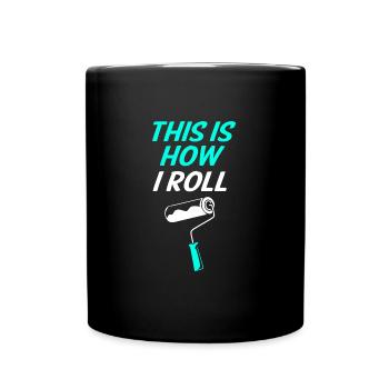 Maler - Tasse einfarbig - Schwarz - Vorne