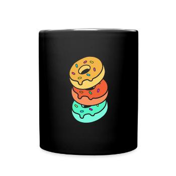 Bagel - Full Colour Mug - black - Front
