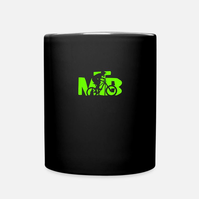 Mountainbike - Tasse einfarbig - Schwarz