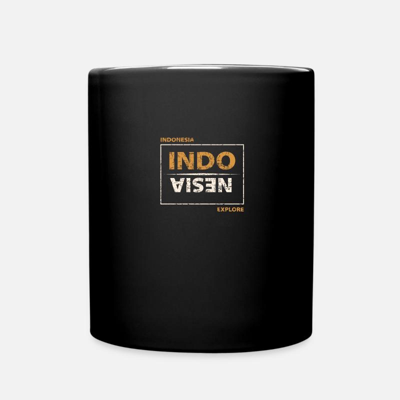 Indonesien - Tasse einfarbig - Schwarz