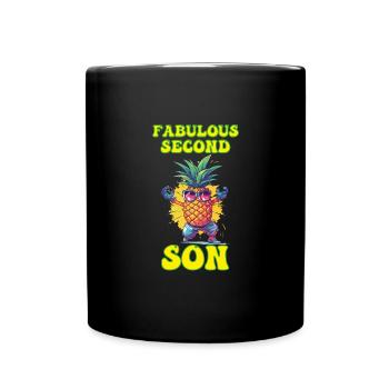 Fabuleux deuxième fils frères et sœurs plus jeunes - Mug uni - noir - Devant
