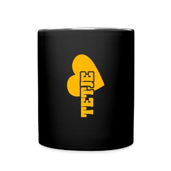 Amour pour Tetje Gold Love - Mug uni - noir - Devant