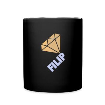 Edel Filip - Tasse einfarbig - Schwarz - Vorne