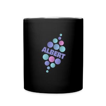Vorname Albert - Tasse einfarbig - Schwarz - Vorne