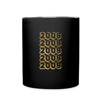Gold 2008 - Full Colour Mug - black - Front