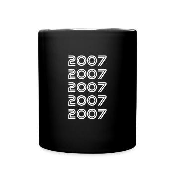 2007 - Tasse einfarbig - Schwarz - Vorne