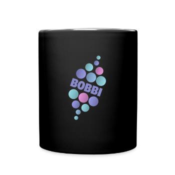 First name Bobbi - Full Colour Mug - black - Front