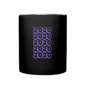 Année de naissance 2020 - Mug uni - noir - Devant
