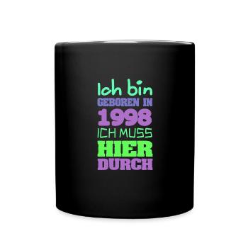1998 - Tasse einfarbig - Schwarz - Vorne