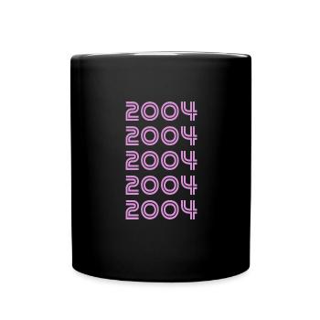2004 - Tasse einfarbig - Schwarz - Vorne