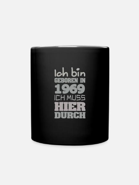 1969 - Tasse einfarbig - Schwarz