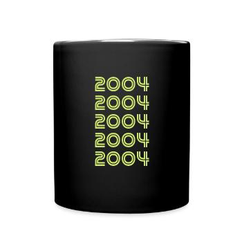2004 - Tasse einfarbig - Schwarz - Vorne