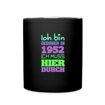 1952 - Full Colour Mug - black - Front
