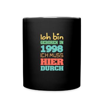 en 1998 - Mug uni - noir - Devant