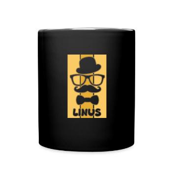 Gift for Linus - Full Colour Mug - black - Front