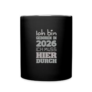 2026 - Mug uni - noir - Devant