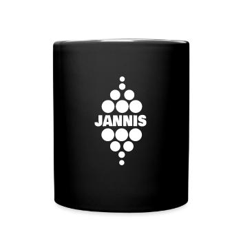 First name Jannis - Full Colour Mug - black - Front