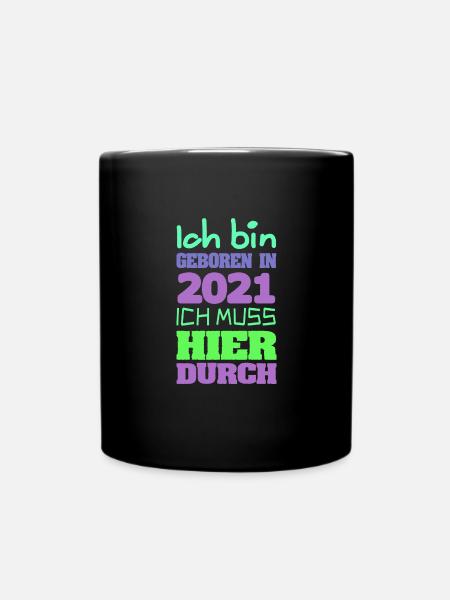 2021 - Tasse einfarbig - Schwarz