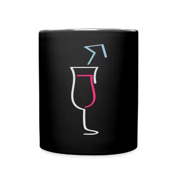 cocktail - Tasse einfarbig - Schwarz - Vorne