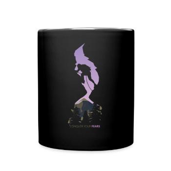 Defeat your fears. - Full Colour Mug - black - Front