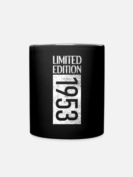 Limited Edition 1953 70th Birthday Gift - Full Colour Mug - black