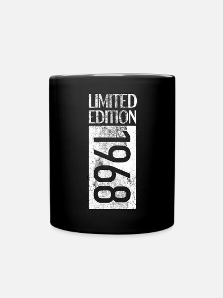 Limited Edition 1968 55. Geburtstag Geschenk - Tasse einfarbig - Schwarz