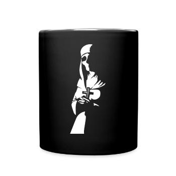 Entrez dans l’ombre Unique Horror Nun, Satanique, - Mug uni - noir - Devant