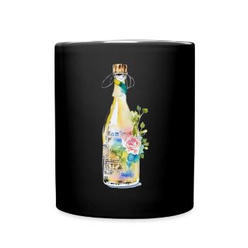 Bottle - Full Colour Mug - black - Front