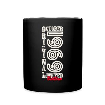 54th Birthday Original October Year 1969 - Full Colour Mug - black - Front