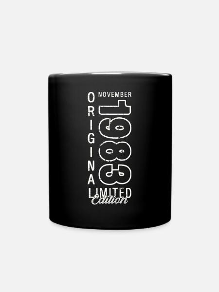 40e anniversaire Original Novembre Vintage 1983 - Mug uni - noir
