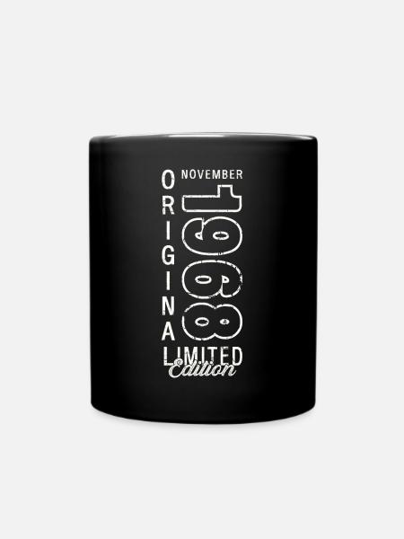 55e anniversaire Original Novembre Vintage 1968 - Mug uni - noir