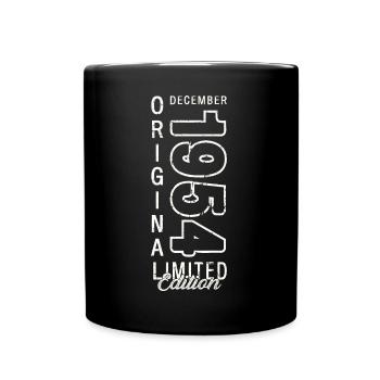 69e anniversaire Original Décembre Né 1954 - Mug uni - noir - Devant