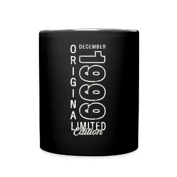24th Birthday Original December Vintage 1999 - Full Colour Mug - black - Front