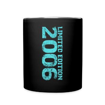 Édition limitée 2006 18e cadeau d’anniversaire - Mug uni - noir - Devant