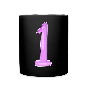 1 gewinner - Tasse einfarbig - Schwarz - Vorne