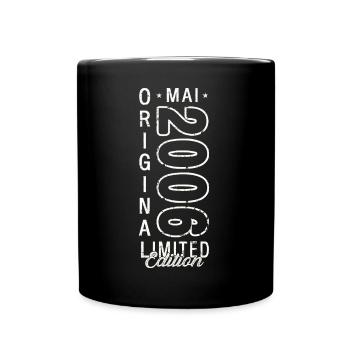 Anniversaire 2006 Mai 2006 Millésime 2006 Légende 06 - Mug uni - noir - Devant