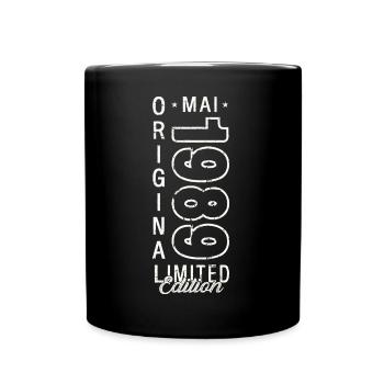 Birthday 1989 May 1989 Vintage 1989 Legend 89 - Full Colour Mug - black - Front