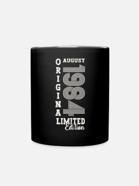 40. Geburtstag Original August 1984 Jahrgang 1984 - Tasse einfarbig - Schwarz