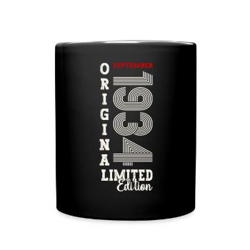 90th Birthday Legend September 1934 Volume 34 - Full Colour Mug - black - Front