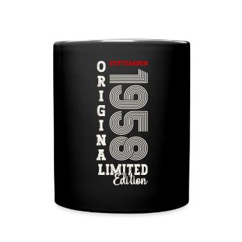 66e anniversaire Légende Septembre 1958 Volume 58 - Mug uni - noir - Devant